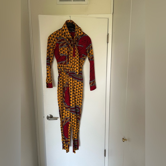 OFUURE Pants - OFUURE “Titi” African Print Jumpsuit - Size Small
